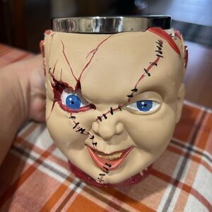 NWOT Chucky Head Resign Coffee Mug 13.05oz